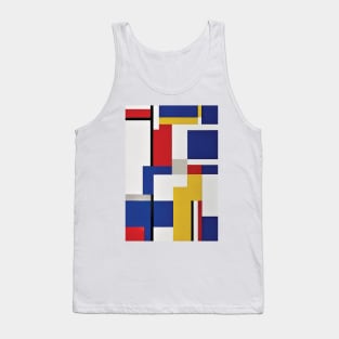 Piet Mindrain Style Painitng Tank Top